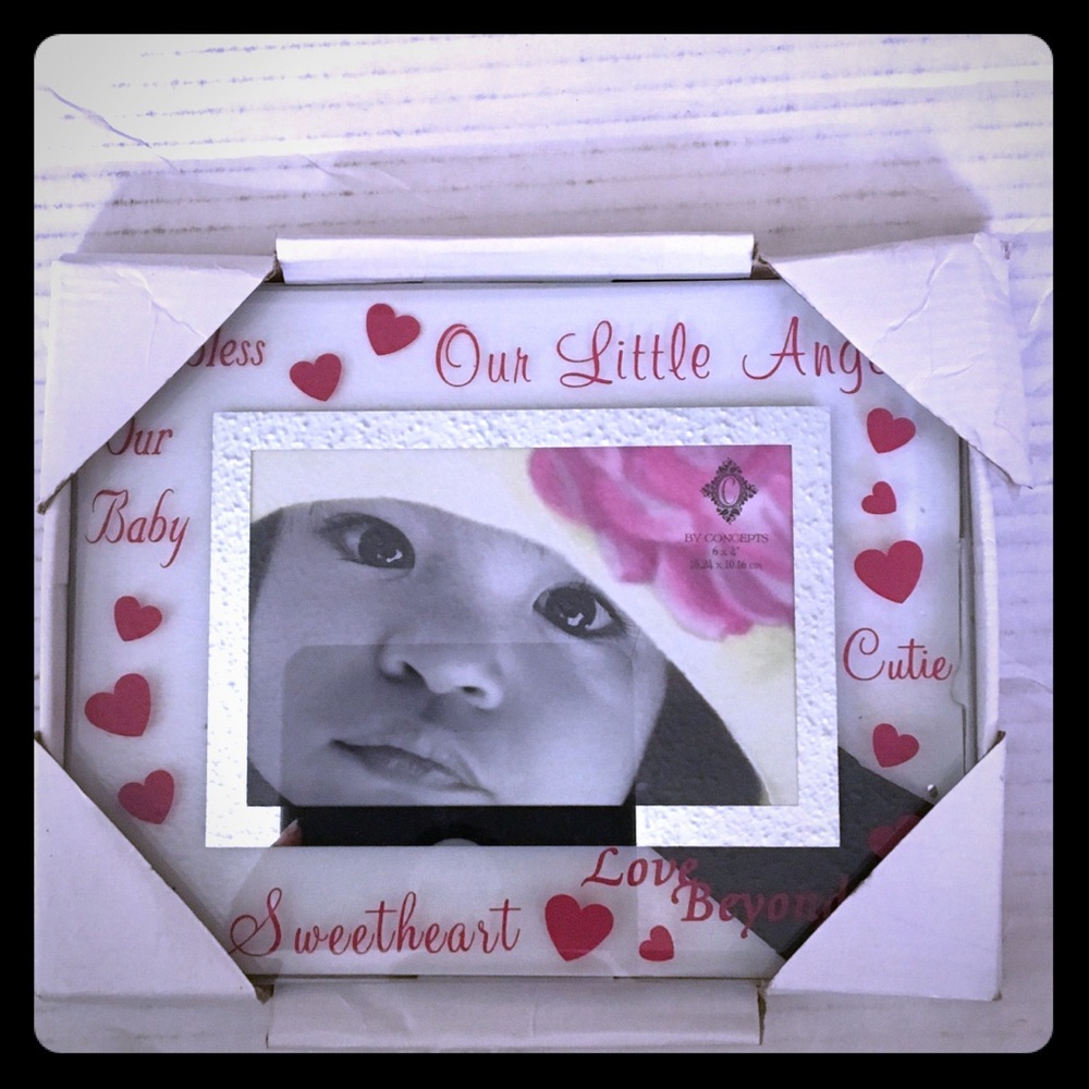 Concepts Glass Baby Picture Frame 4x6